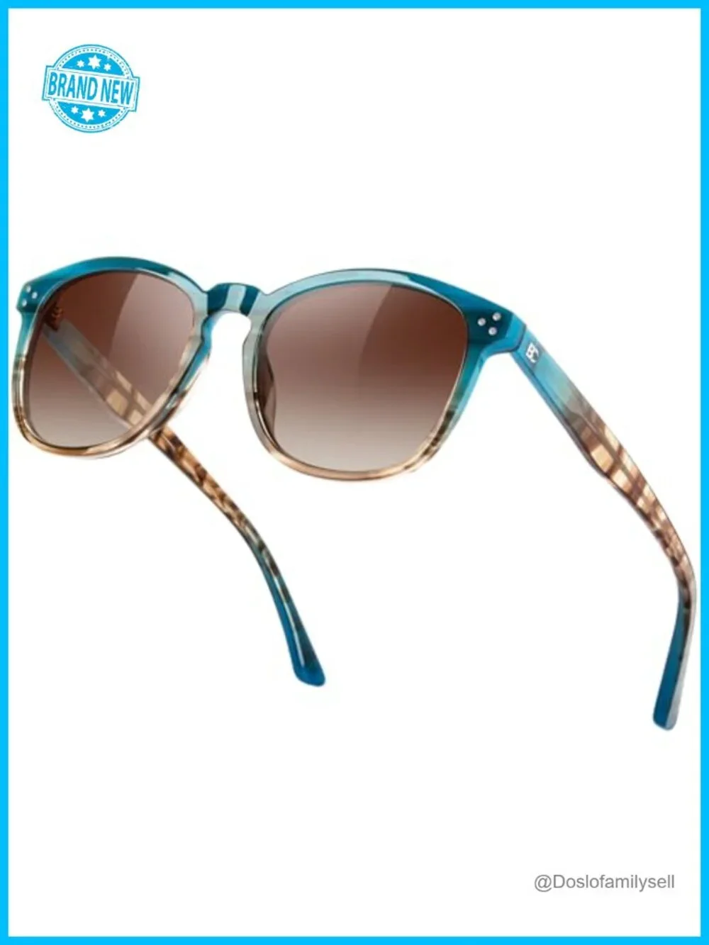 Acetate Womens Polarized Sunglasses UV Protection Trendy Glasses